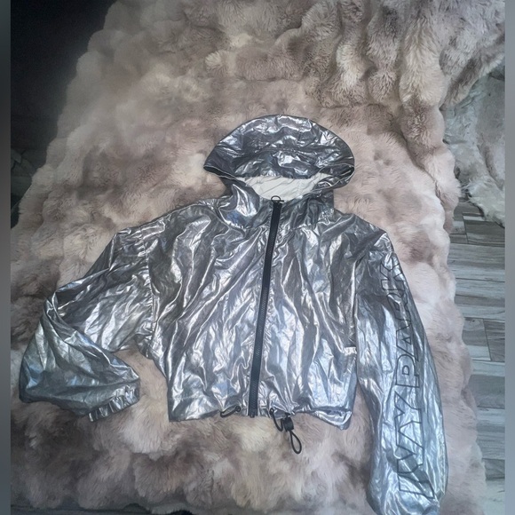Ivy Park Metallic Crop Jacket, Small - Picture 7 of 14